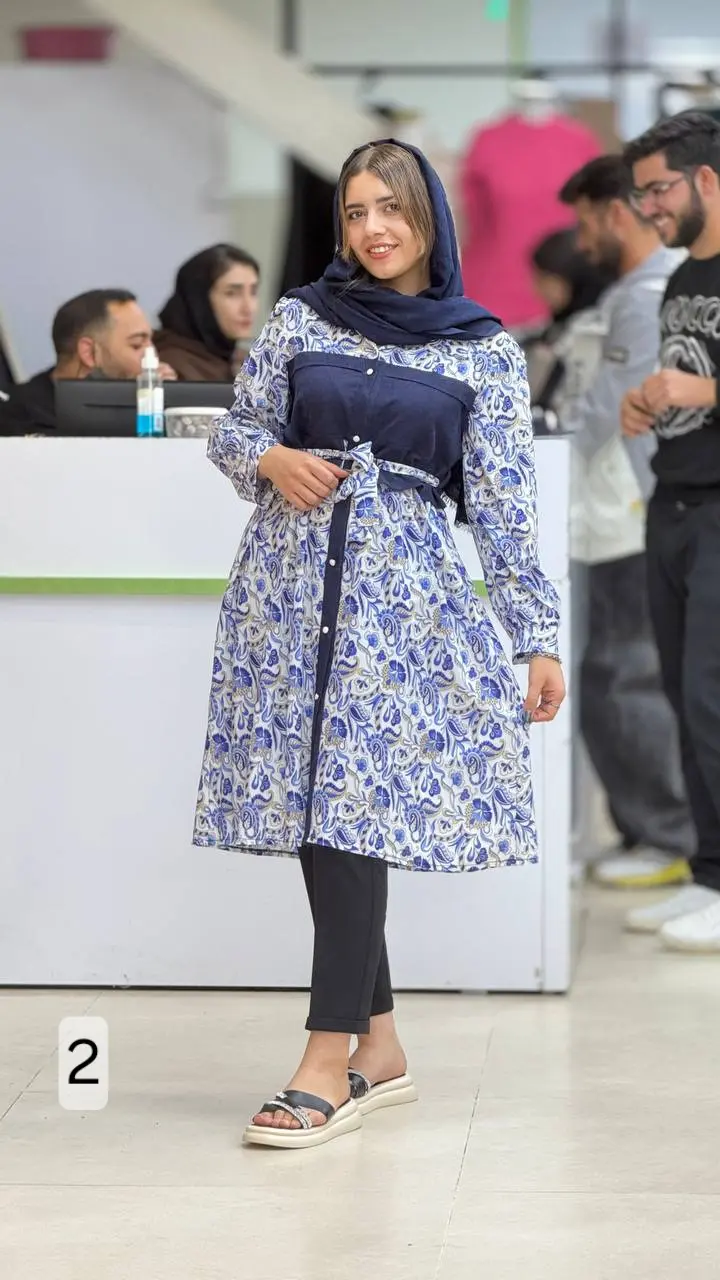 سرافون گل دار